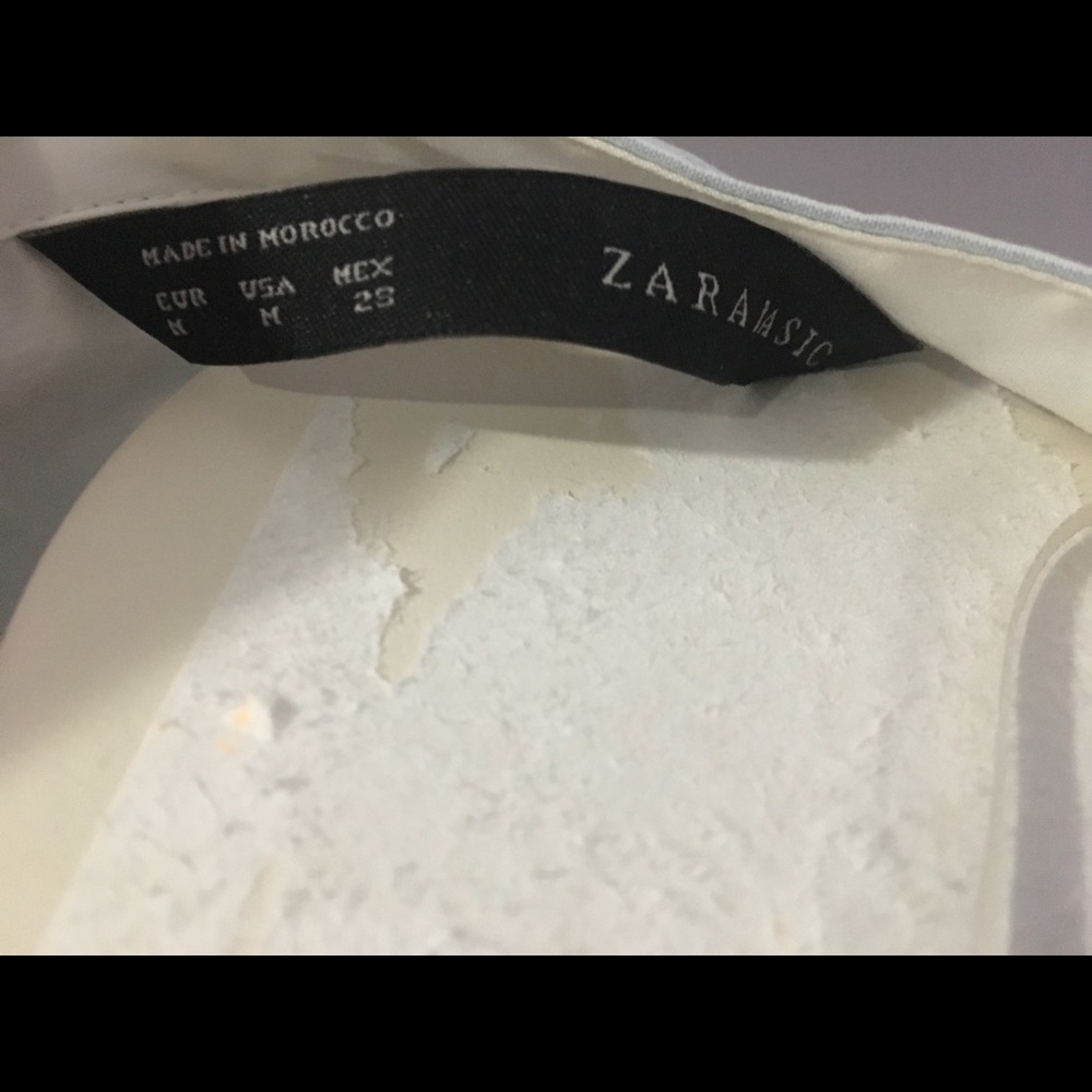 Zara Career Work Basic Blouse Size Medium - image 8